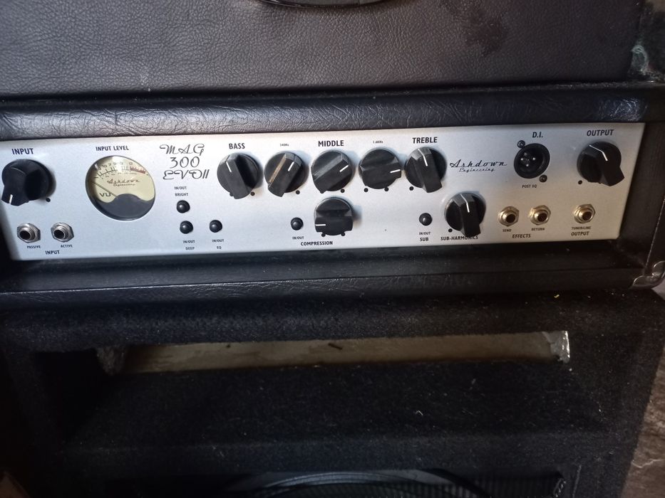 600zł.-"ASHDOWN  MAG300 EVO"wzmacniacz basowy head