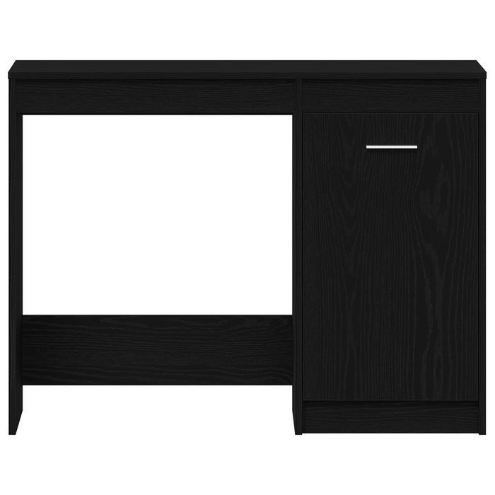 Biurko Vidaxl Czarne Dąb 100X50X76 Cm Materiał Drewnopochodny