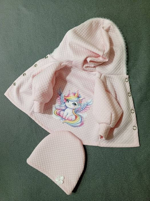 Kurtka i czapka dla lalki baby born 43cm