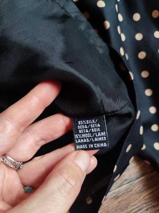 шёлковое платье / шёлк + шерсть / ретро / Tibi New York - 40-42рр (S)