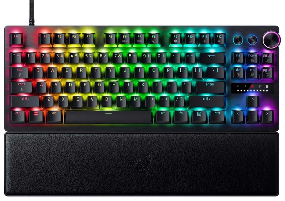 Клавіатура Razer Huntsman V3 Pro TKL Black (підтримка Snap Tap та Rapid Trigger)