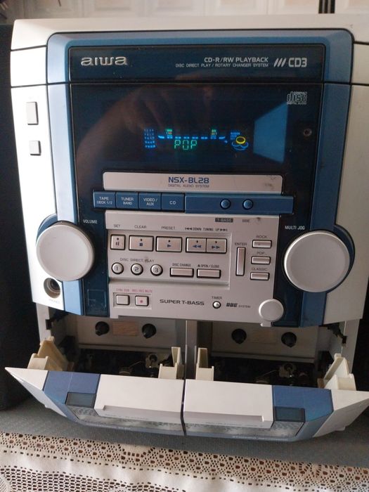 Aparelho som aiwa completo impecavel