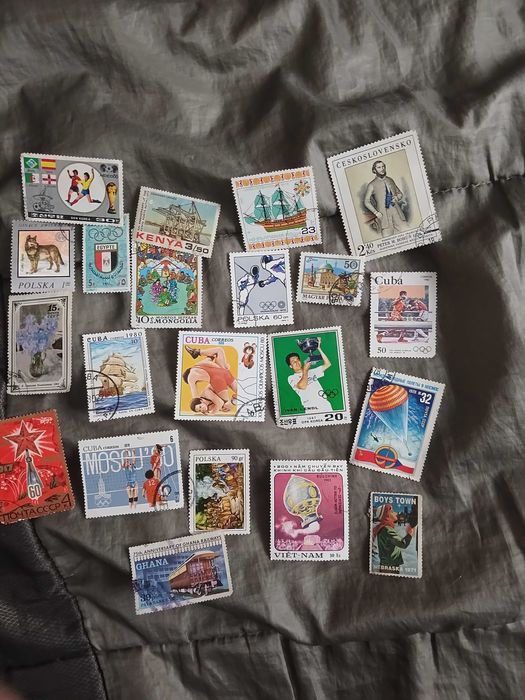 РАСПРОДАЖА большой коллекции почтовых марок (разные страны) подборка 5