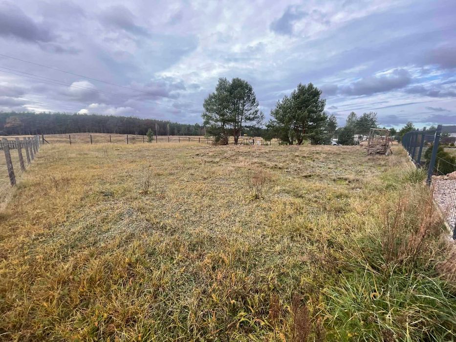 Działka budowlana ze zgłoszonym projektem domu Łośno gm. Kłodawa