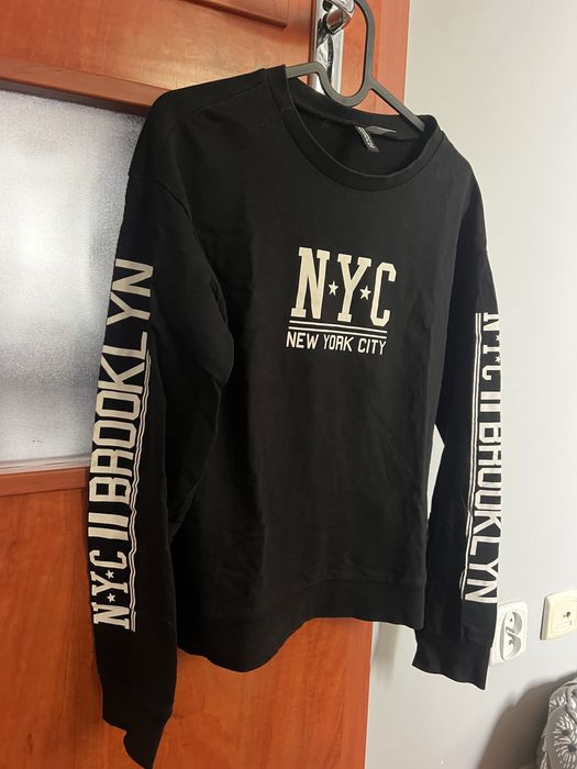 Bluza czarna nyc cienka h&m XS divided basic