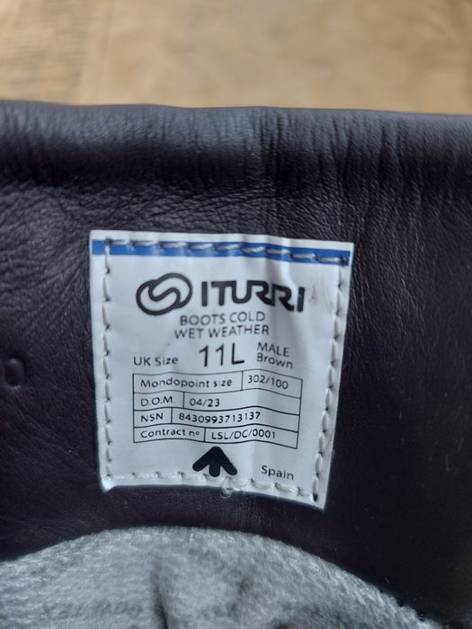 Військові берці британської армії виробництва ITURRI