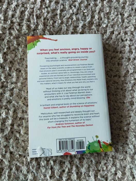 Livro How Emotions Are Made Lisa Feldman Barrett Novo
