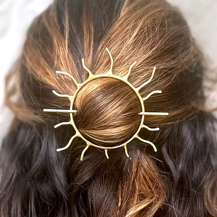 Металева шпилька-пучок "Сонце"