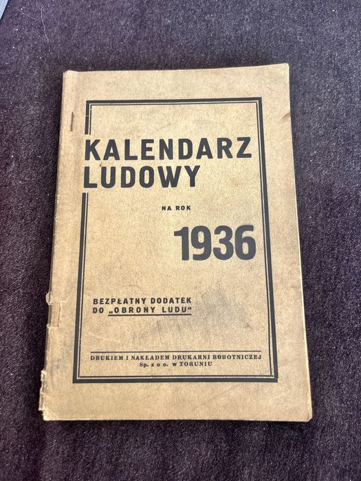 Kalendarz Ludowy 1936