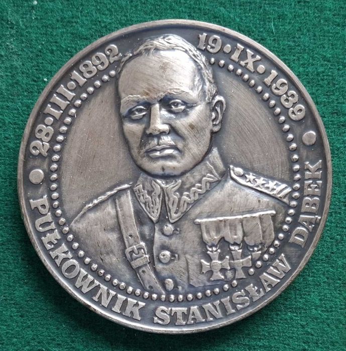 Medal Płk. Dąbek Obrona Wybrzeża 1939