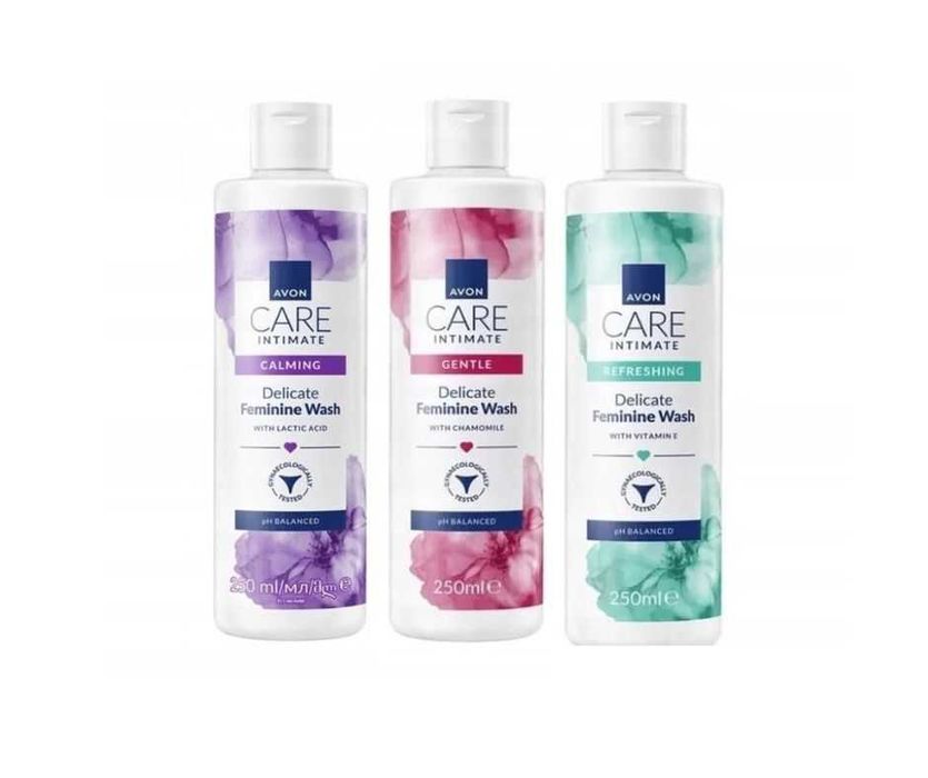AVON Care Zestaw żeli do higieny intymnej odświeżający, łagodzący, delikatny 3 x 250 ml