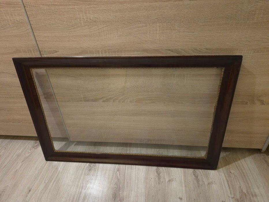 Drewniana rama do obrazu poniemiecka