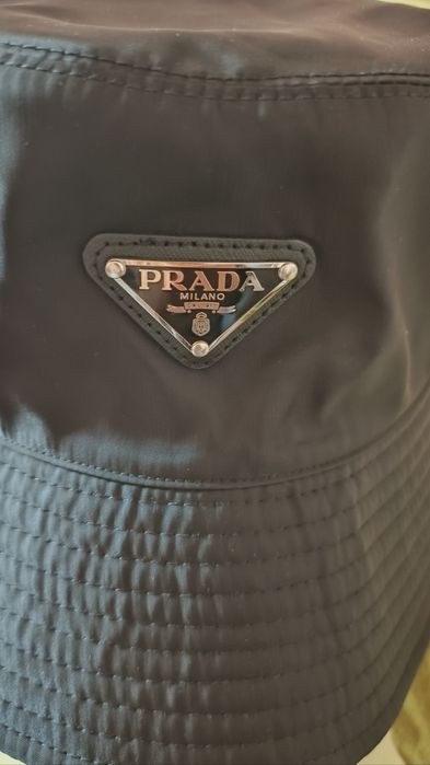 PRADA Панама з поліаміду жіноча чорна