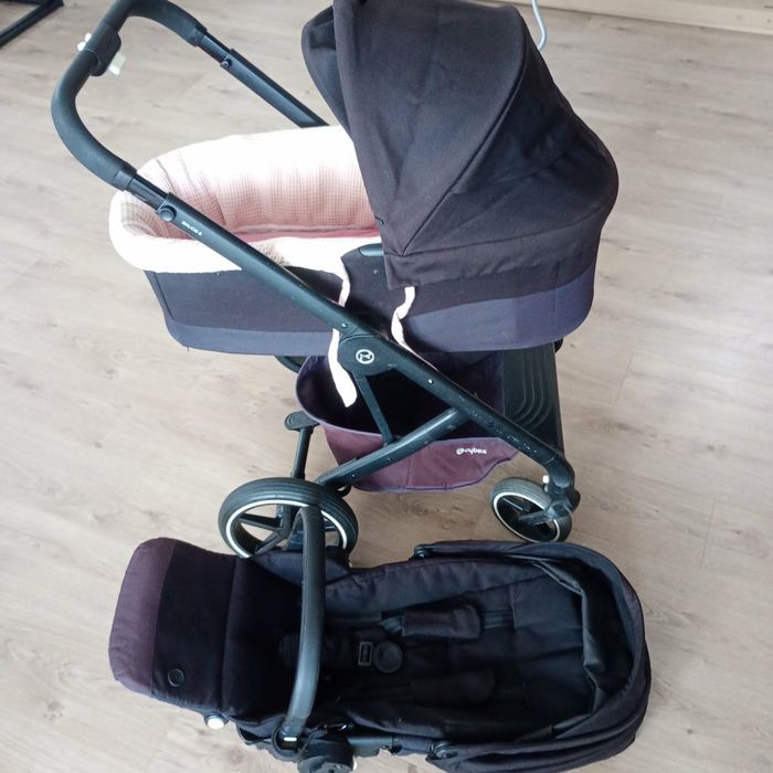 Wozek Cybex balios s czarny 2w1 gondola spacerowka uniwersalny