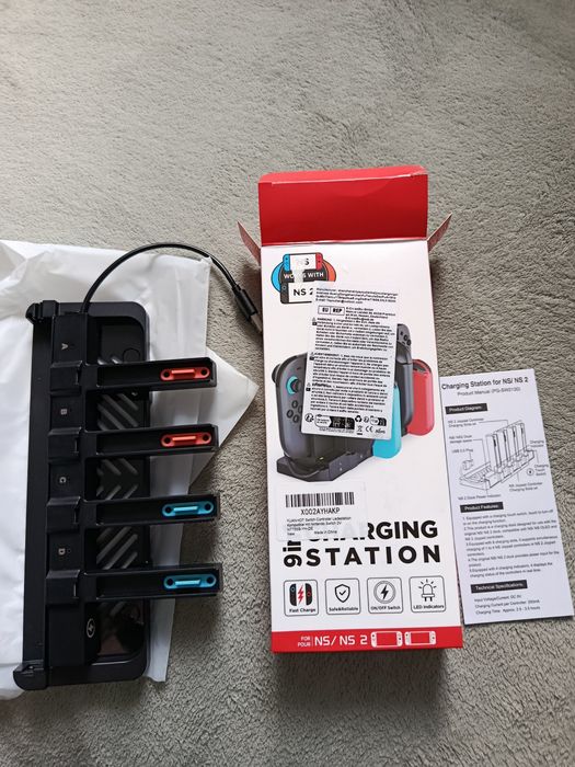 Зарядна док-станція для контролера Nintendo Switch (8 портів)