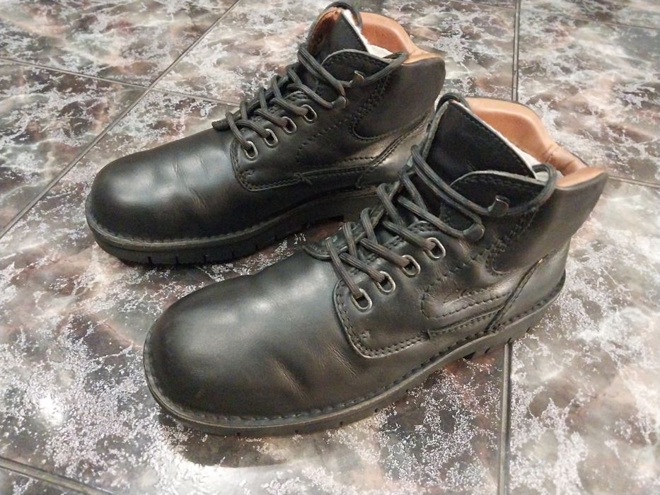 Ботинки Clarks кожаные с мехом