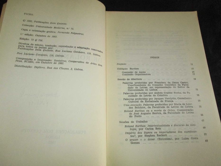 Livro Leituras de Roland Barthes