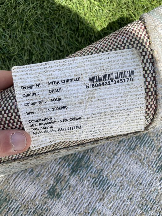 Tapete Antik Chenille- 200( altura)- 290- comprimento