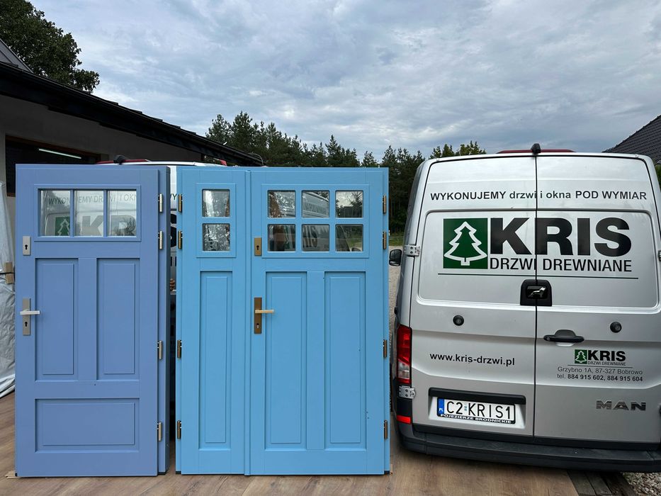 Drzwi WEJŚCIOWE drewniane 800 OFERT NA OLX dwuskrzydłowe CAŁA POLSKA