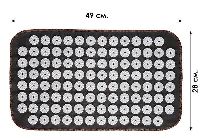 Килимок масажний Аплікатор Кузнєцова Eko-Max  100-108