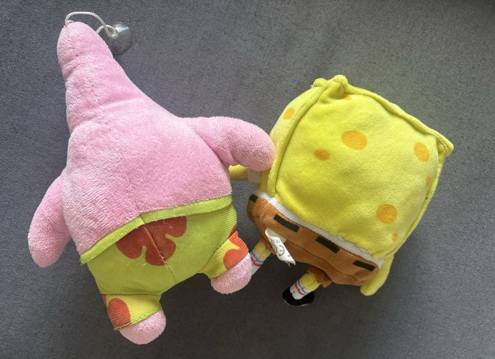 Maskotki Spongebob i Patryk