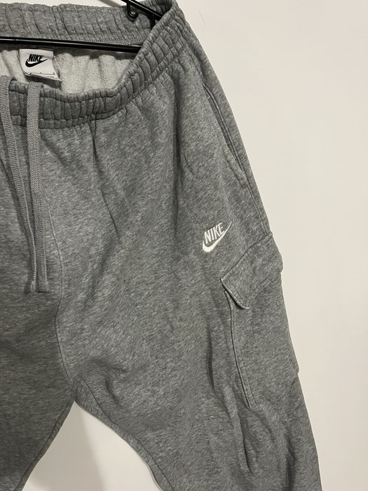 Spodnie dresowe nike club flecce bojówki