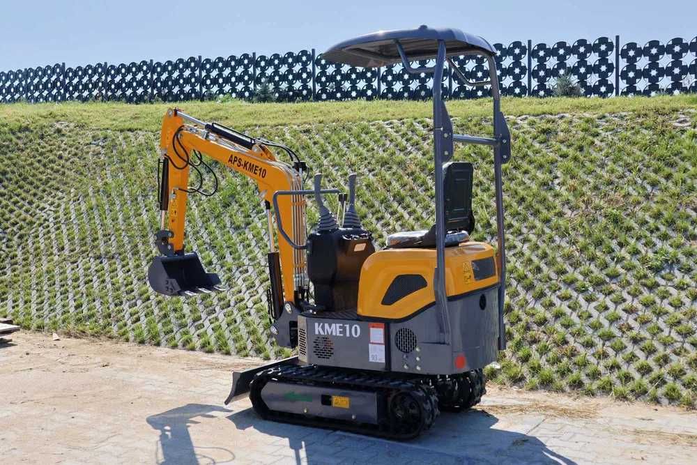 Minikoparka 1t APS KME10 WYPRZEDAŻ 2025 mini koparka ramię skrętne