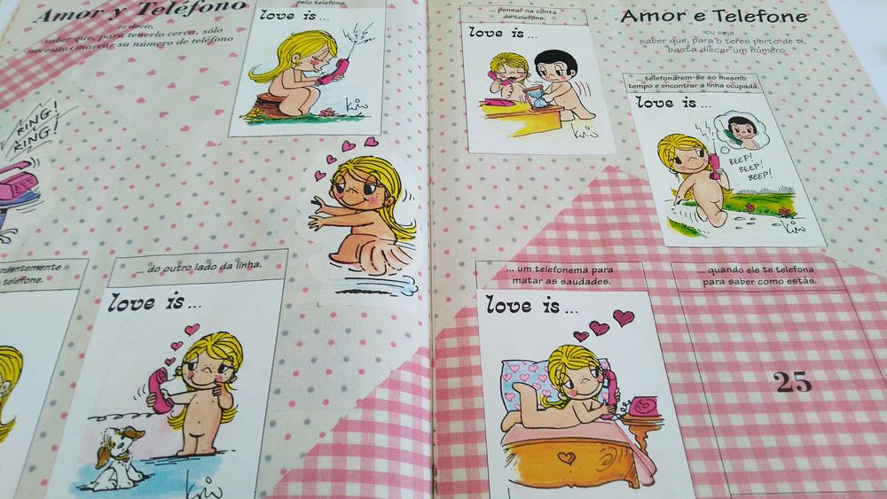 Caderneta cromos Caderneta Love is