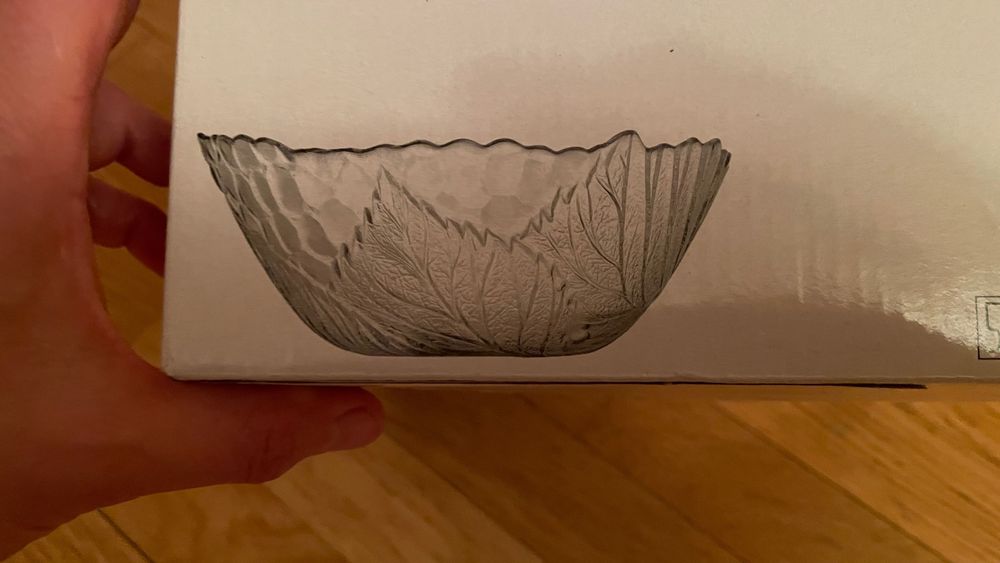 Салатник Pasabahce Sultana новый в упаковке прочное стекло