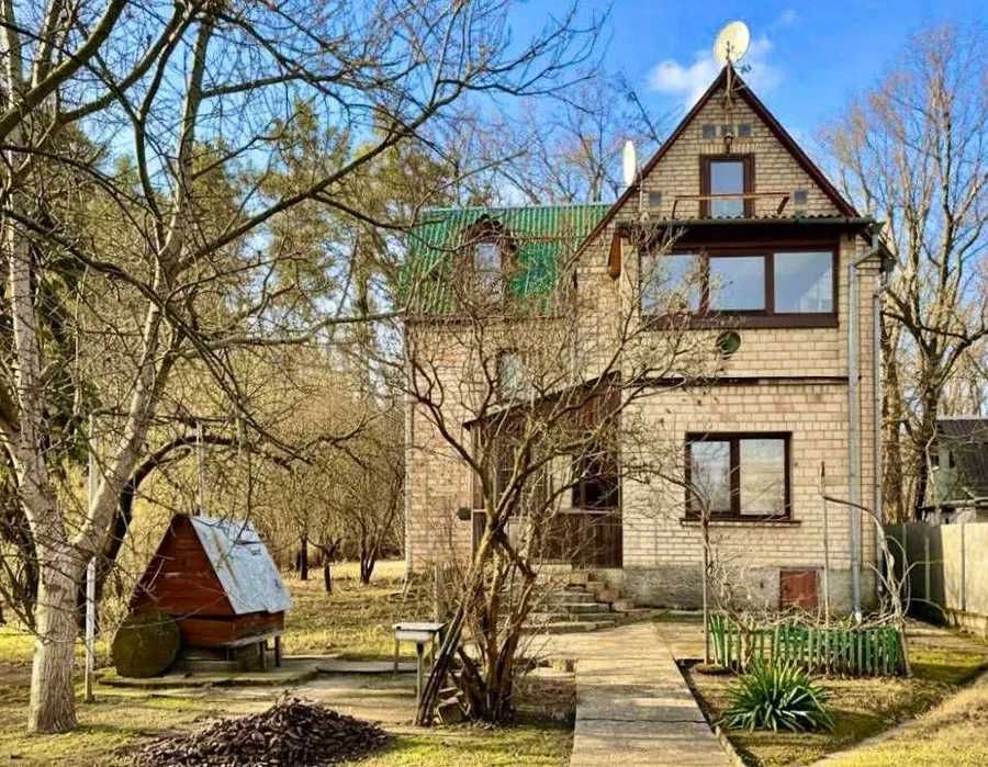 Продаж цегляного будинку 200 м² Погреби Обухівський ліс річка 11 соток