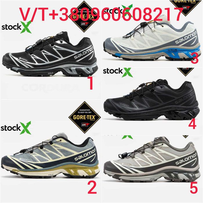 Чоловічі Кросівки Salomon XT-6 Soft Ground Gore-Tex 40-45