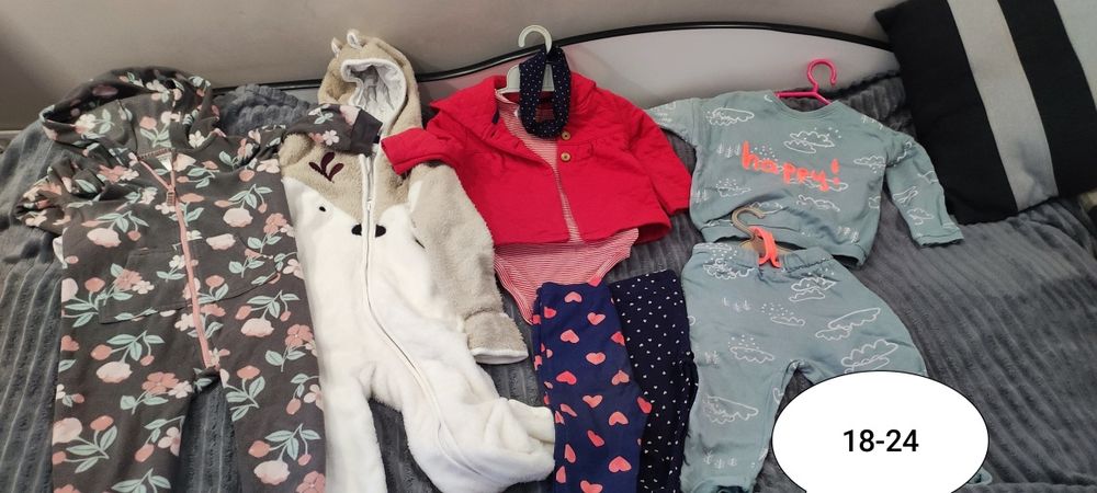 Пакет осіннього одягу на 18/24 м дівчинку