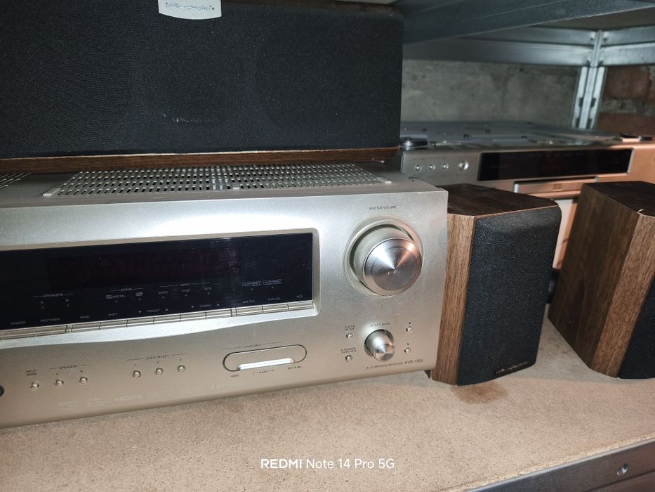 Kino domowe 5.1 denon subwoofer vr 300