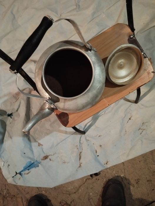 1960г.Чайник,алюминиевый ретро ссср.на 5 л..ретро