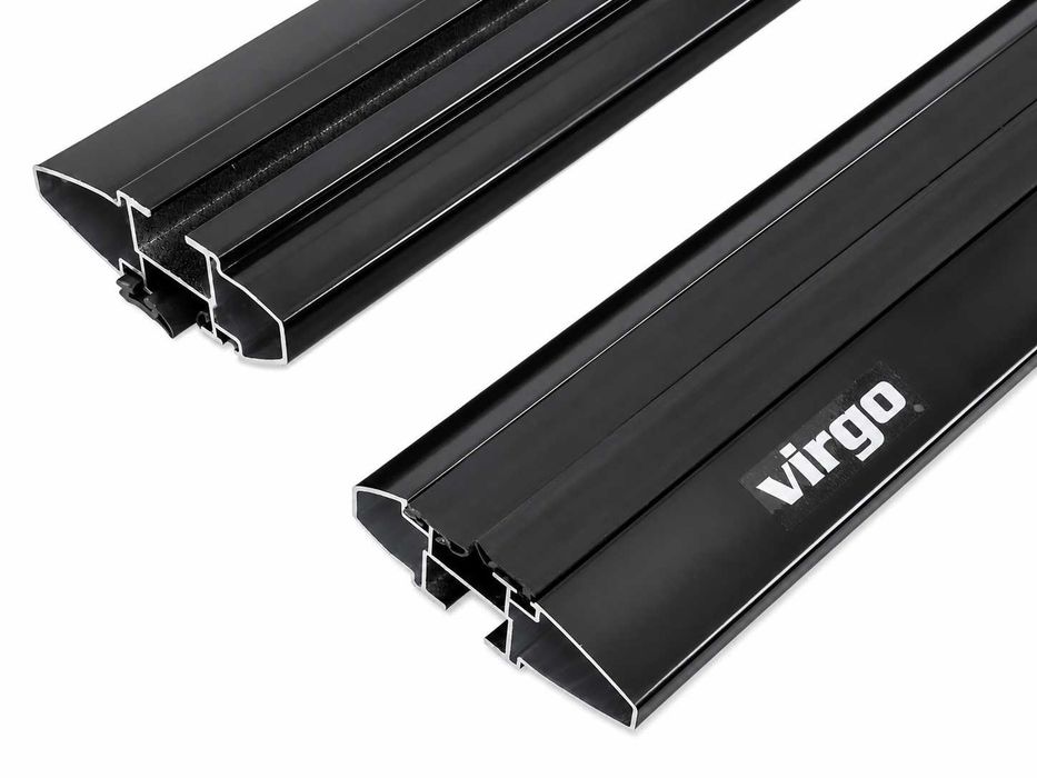 Bagażnik dachowy Inter Pack Virgo IR120 (G2) na relingi zintegrowane czarny