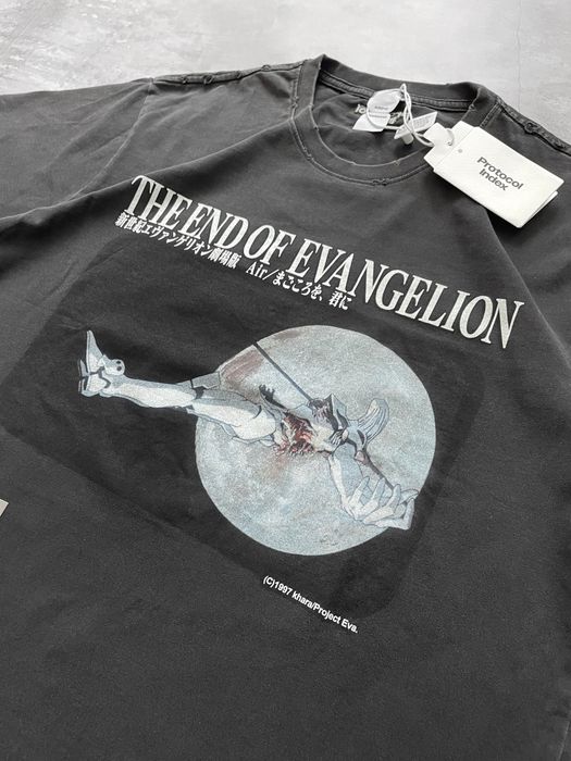 Футболки Protocol index Evangelion Project G/R темно сірого