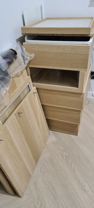IKEA 5 szuflad do szafy wraz z półkami