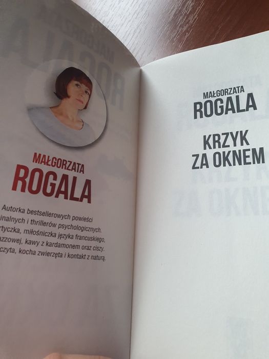 Krzyk za oknem  M. ROGALA