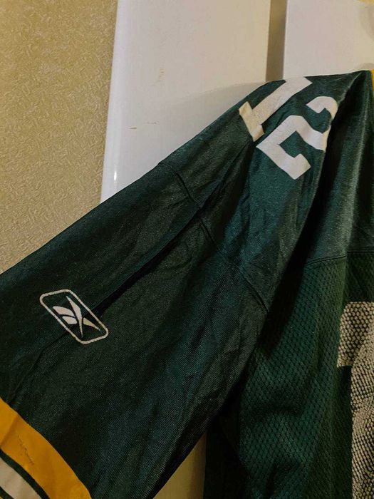 Джерси NFL Green Bay Packers #12 Aaron Rodgers Reebok On Field 2XL