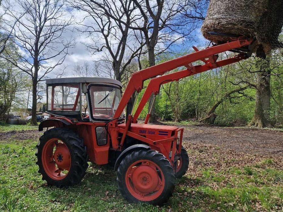 traktor rolniczy 4x4 z ladowaczem czołowym  same falcon ciągnik frondlader