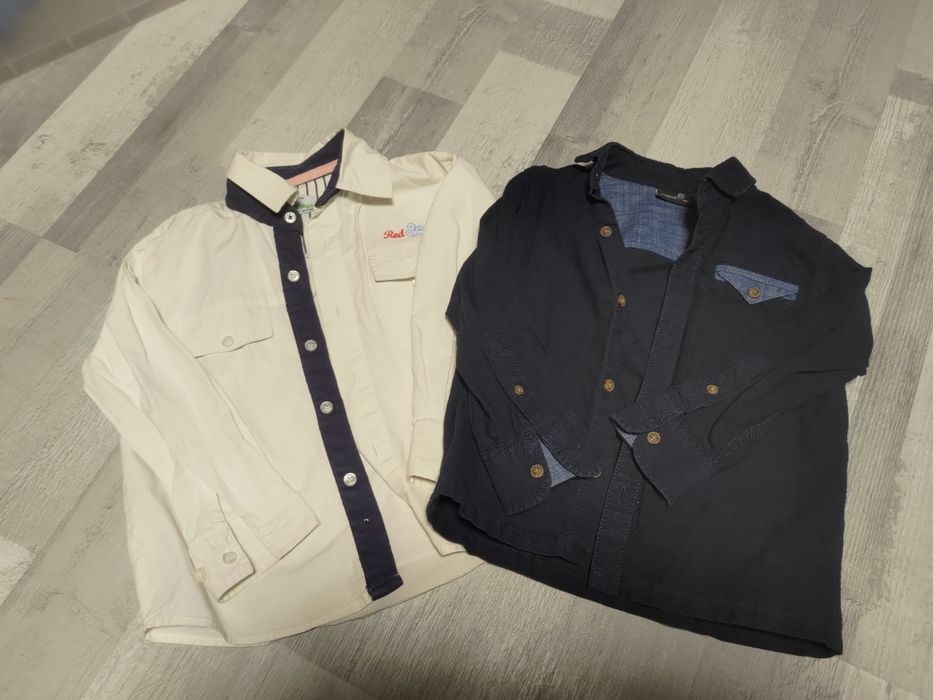 Dwie koszule chłopięce rozmiar 98