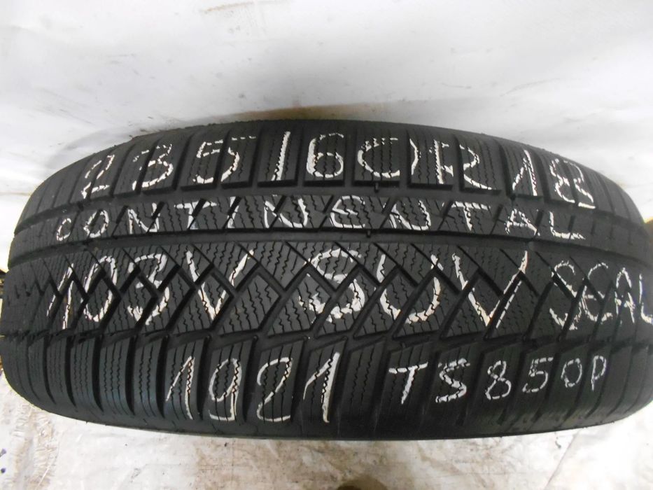 OPONA POJEDYNKA  235/60R18 CONTINENTAL WINTER CONTACT TS 850P SUV DOT 1921 7.6MM
