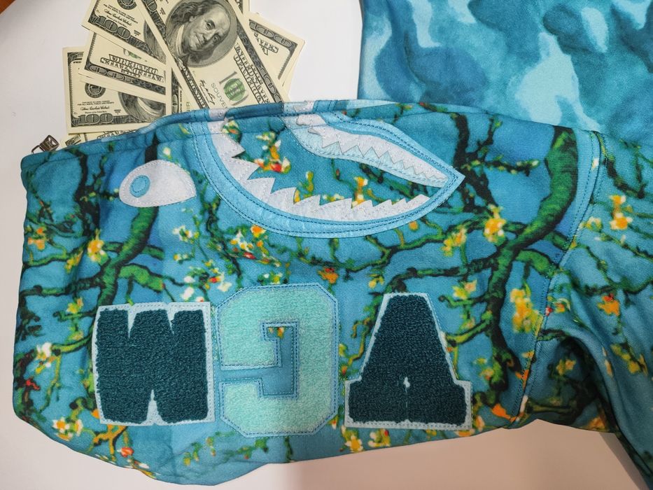 Зіпка бейп ван гог/ bape van gogh zip