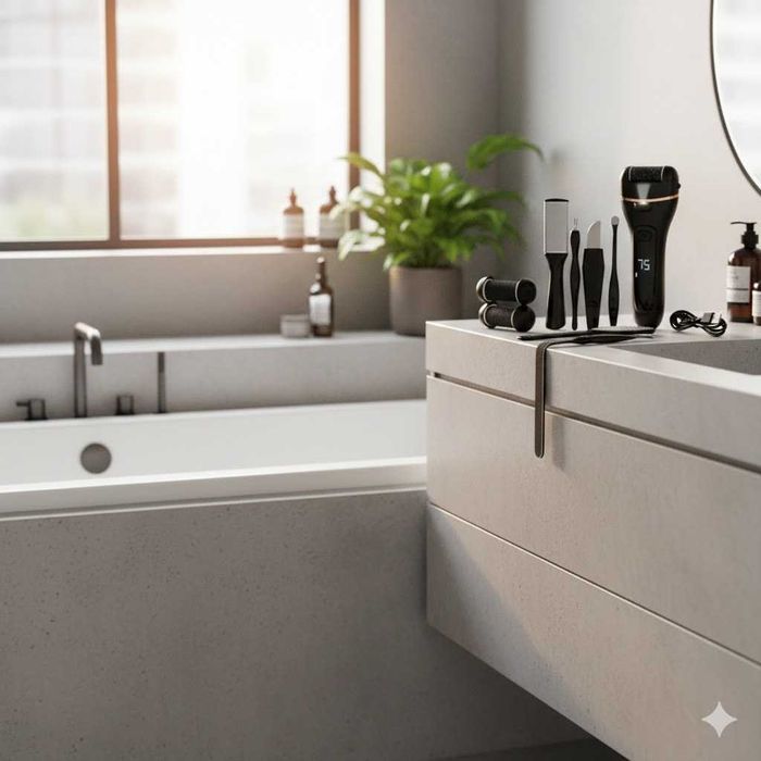 NOWY Pilnik Elektryczny Tarka Do Pięt Frezarka Do Stóp Bezprzewodowy