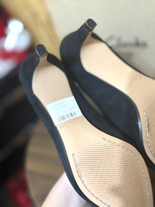 Чорні замшені лодочки  38 розмір