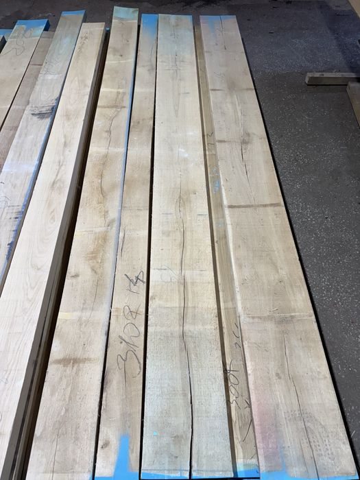 Tarcica dębowa sucha 50mm dąb deski bale