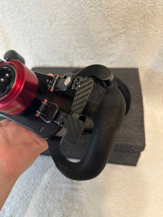 Топовый Игровой Штурвал Simagic GT4. Карбон лепестки+ргб+беспроводной