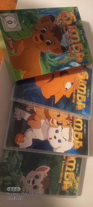 DvD de Animação Sinba e Calimero  em Alemão