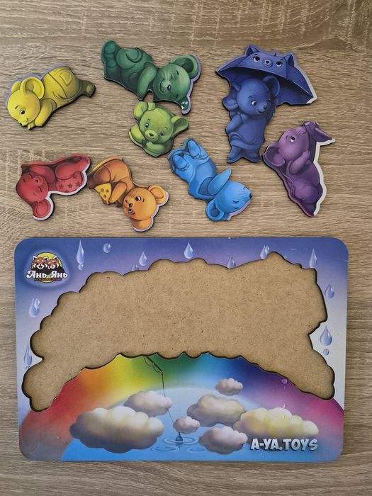 Пазли, дерев'яні.