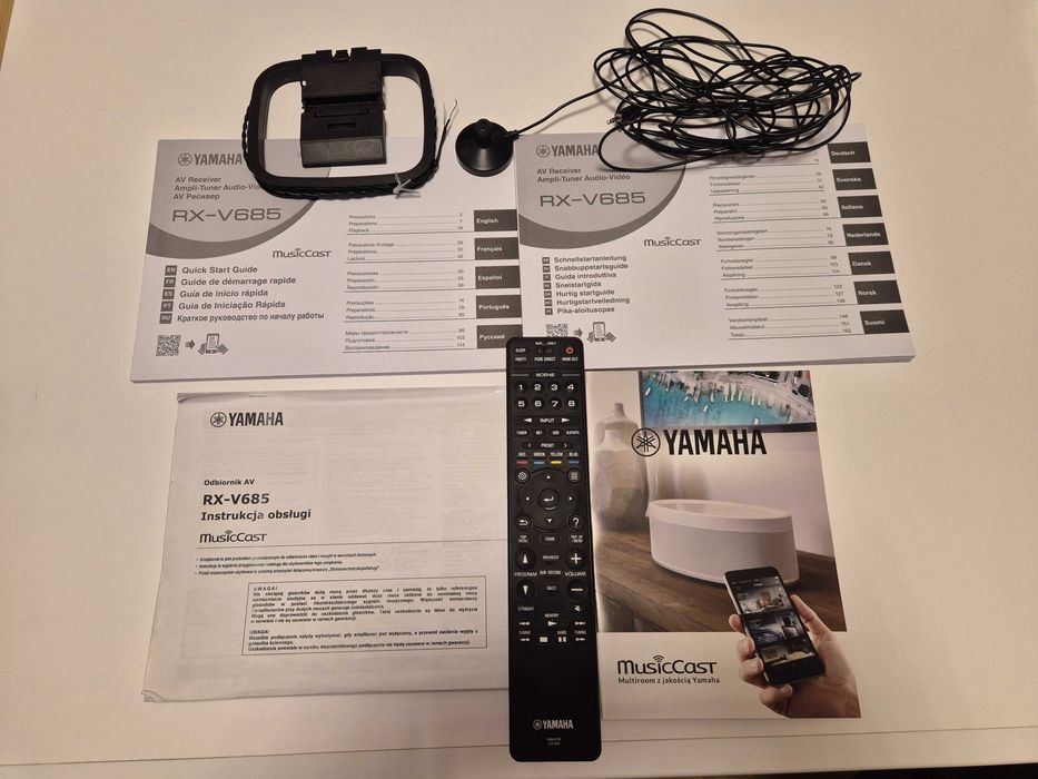 YAMAHA RX-V685 7.2, MusicCast, Wifi, Bluetooth, 4K, YPAO